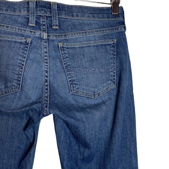 Lucky Brand Meadowood Moto Jeans Low Rise Skinny Zipper Detail Blue 0 25 - Picture 11 of 16